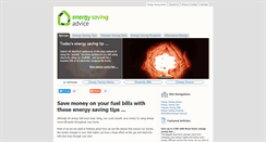 Desktop Screenshot of energysavingadvice.co.uk